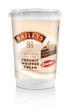 Back by popular demand Avonmore's Baileys cream makes a festive finish to any dessert