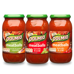 Dolmio meatball sauce is a first in the sauces sector