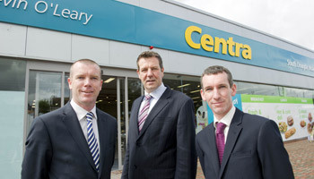 Kevin O’Leary, Ian Allen, Centra sales director and John O’Leary