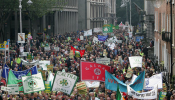 Approximately 20,000 farmers marched through Dublin earlier this month to highlight their grievances