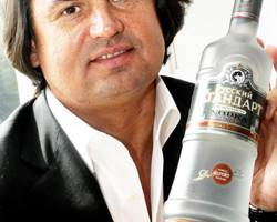 Roustam Tariko & Russian Standard - has 60% of premium vodka market in Russia itself.