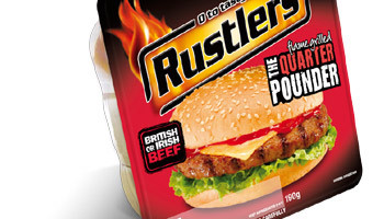 KCF’s top three Rustlers products include The Flame Grilled Quarter Pounder, Chicken Sandwich and BBQ Rib