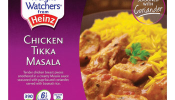 With popular recipes such as Chicken Tikka Masala, Weight Watchers is the leading brand in the frozen ready meal sector