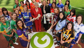 The 2009 Gala All-Ireland Camogie Championships were launched in Croke Park by Gala customer sales manager Denise Lord, Camogie President Joan O’Flynn, and the captains of the 27 counties