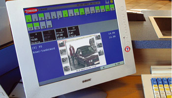 Tokheim Fuel POS with integrated CCTV