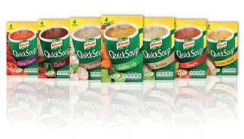 Knorr is market leader in instant soup with a 59.1% market share in this sector