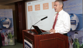 Chief executive officer at Kerry Group, Stan McCarthy pictured at the announcement of the group's interim results at Dublin’s Westin Hotel in August. Photo: Photocall Ireland