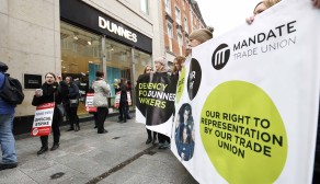 Mandate says that Dunnes is blatantly targeting certain staff with the hope of intimidating them