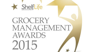 Logo for 2015 ShelLife Grocery Management Awards. Awarding excellence in the grocery retail industry.