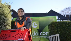 Ocado delivers groceries direct to the home from online orders