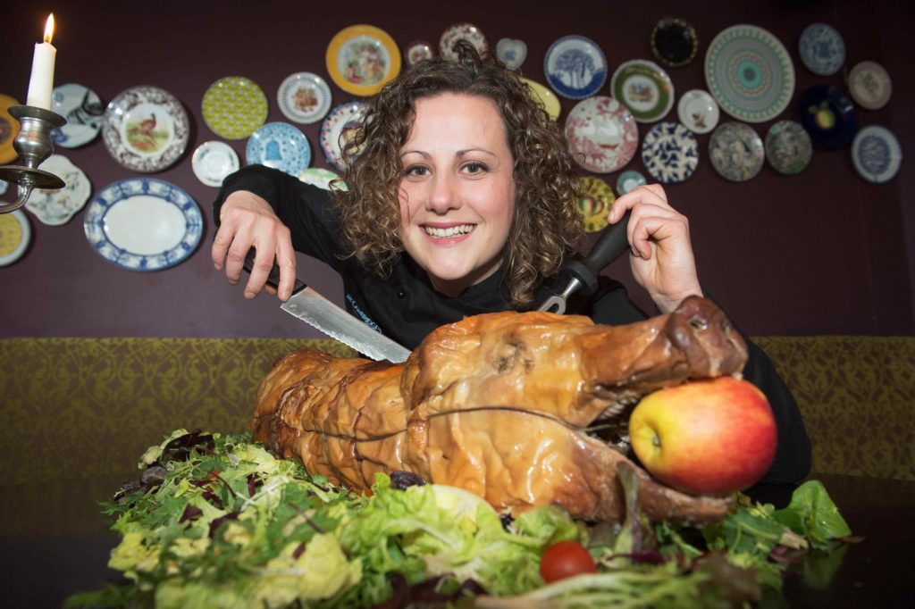 Heather Flaherty of Galway food emporium McCambridges at the Galway Food Festival, which will not take place in 2019