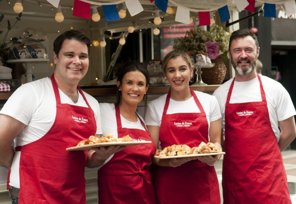 Cuisine de France staff celebrated French culture with free pastries in Dublin city centre