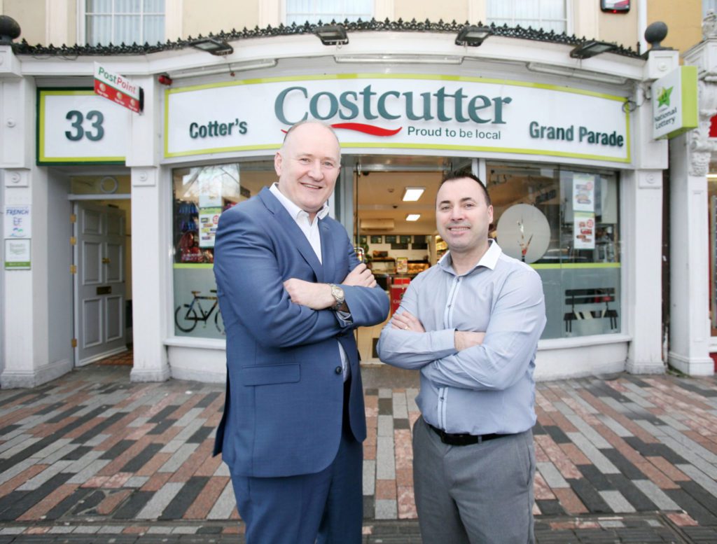 Paul Cotter (R) with Jim Barry