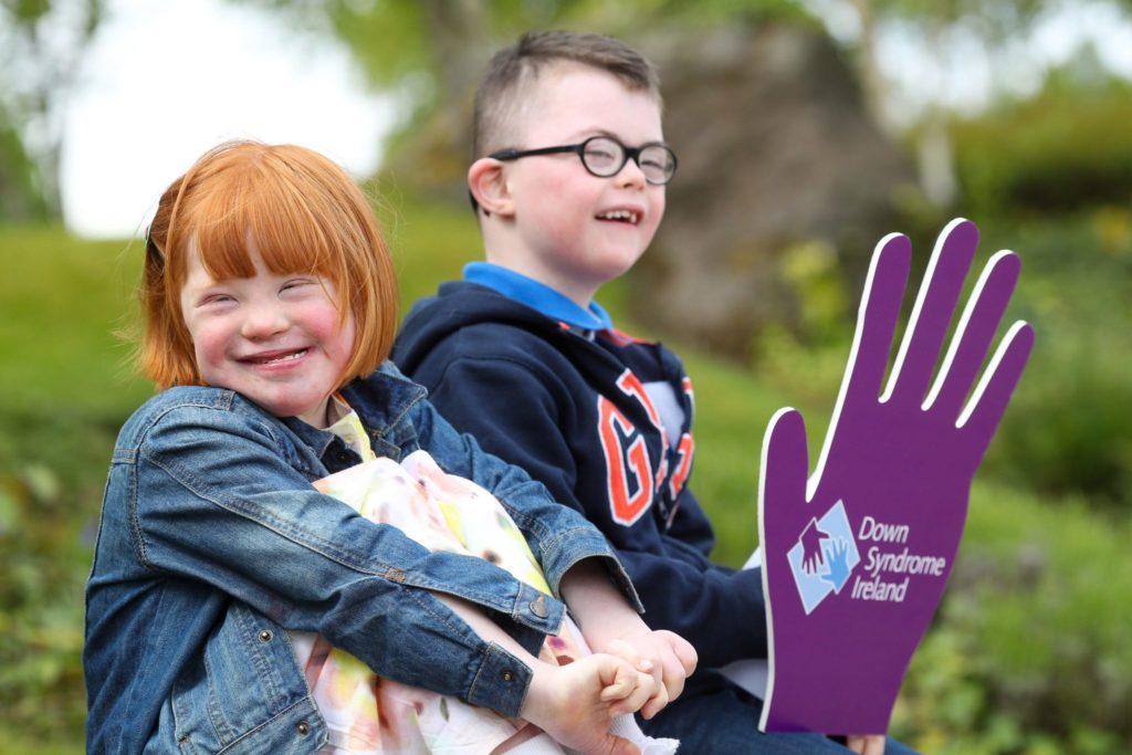 Down Syndrome Ireland members’ Beula Lynch and Alex Smith at the launch of Nestlé's fundraising initiative