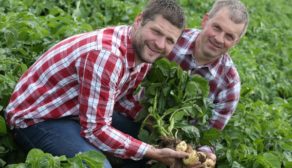 SuperValu's partners in potato-growing John and Chris Fortune, from Co. Wexford