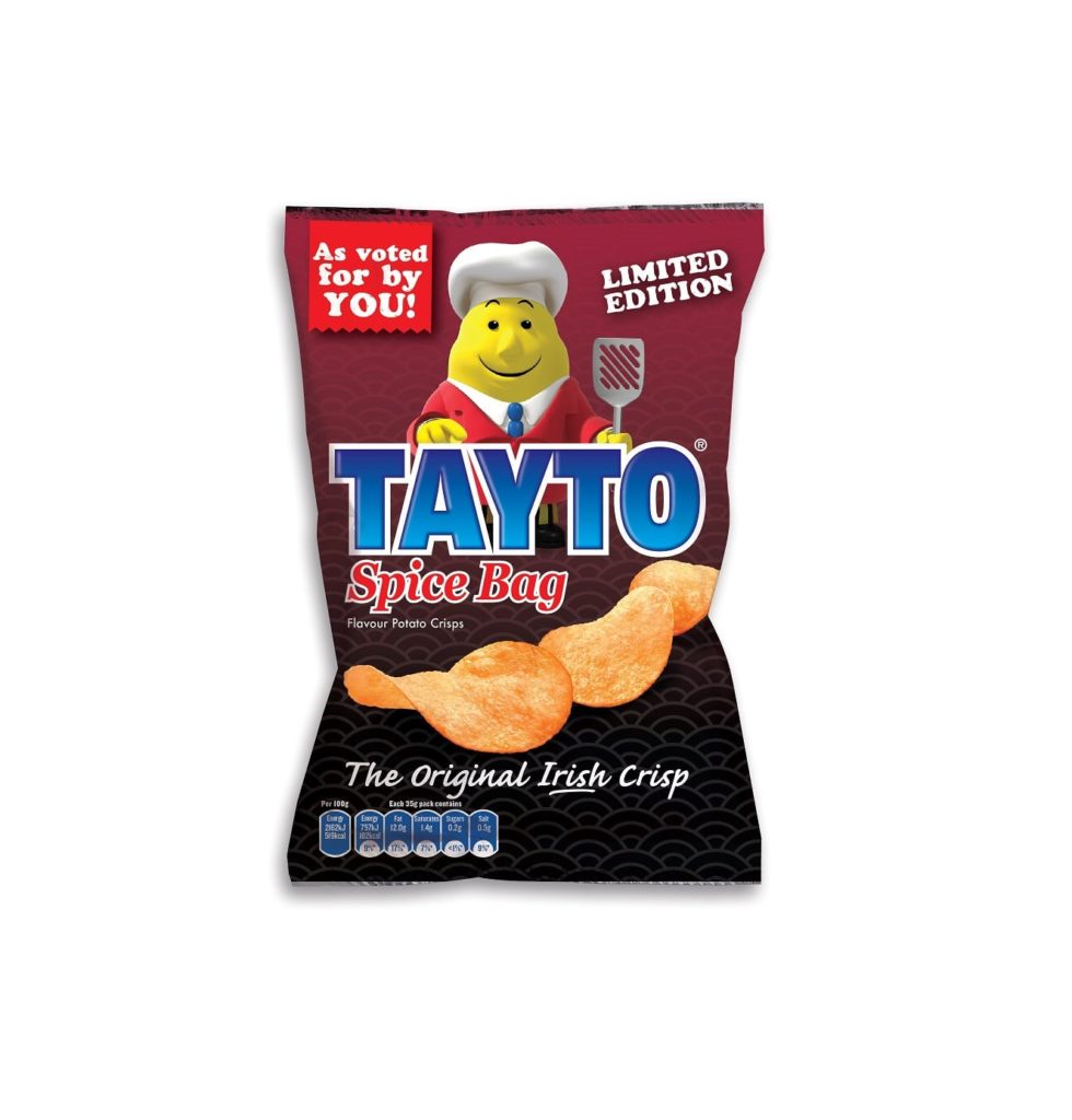 The might Spice Bag - a popular chinese takeaway option - has been given the Mr Tayto seal of approval following a public vote