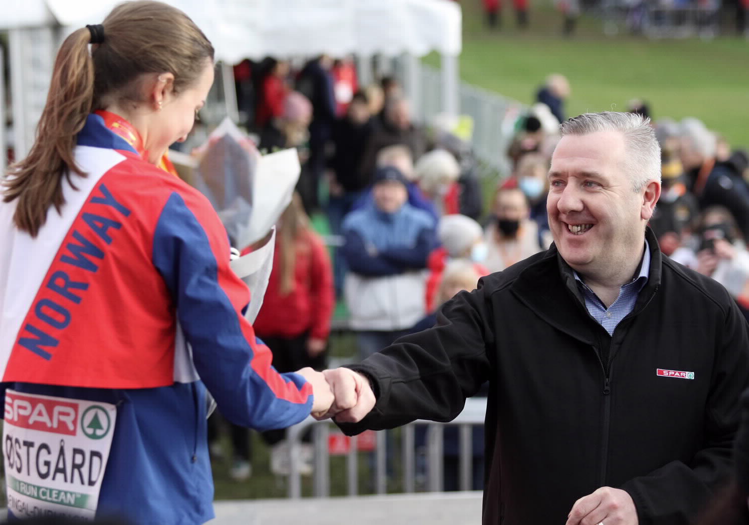 Spectators Cheer On Team Ireland At Spar European Cross Country ...